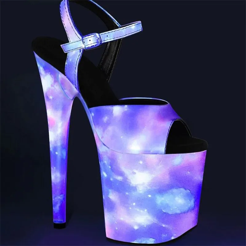 Босоножки BBZAI женские на очень высоком каблуке водонепроницаемые сандалии