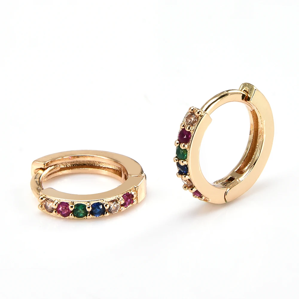 Новые модные женские серьги гвоздики для хряща с золотым наполнителем полые