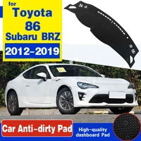 for toyota 86 gt86 ft86 scion fr s subaru brz 20122019 anti slip mat dashboard dash cover pad sunshade dashmat accessories 2018