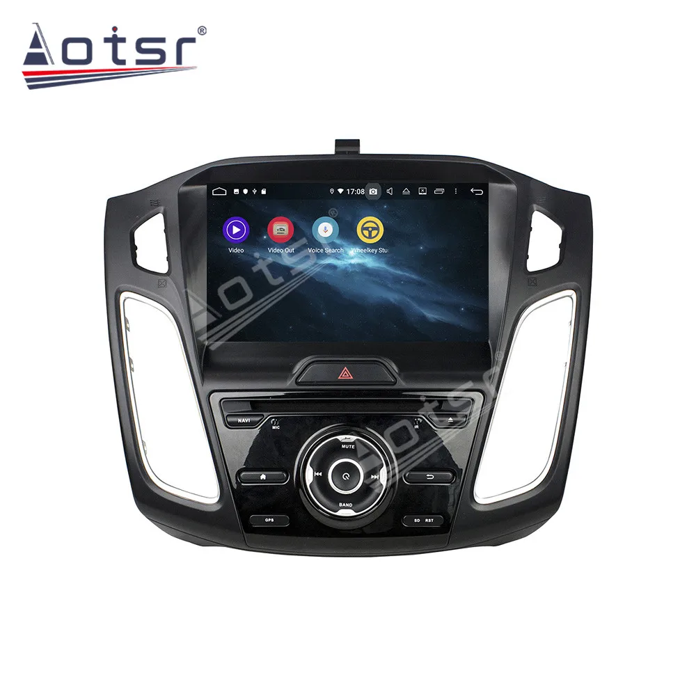 Carplay сенсорный экран автомобильный мультимедийный плеер для Ford Focus 2015 Android аудио