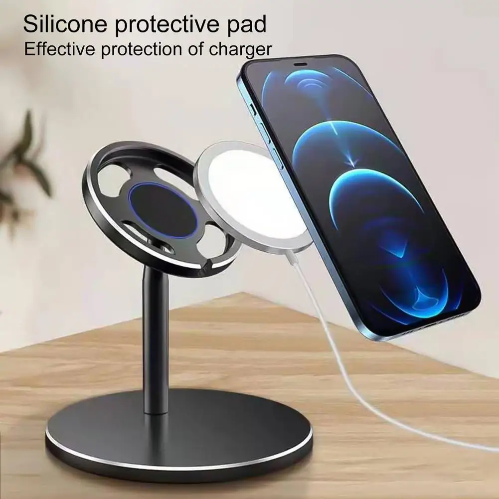 

HOT SALES!!! Adjustable Mobile Phone Holder Bracket for iPhone 12 MagSafeed Wireless Charger
