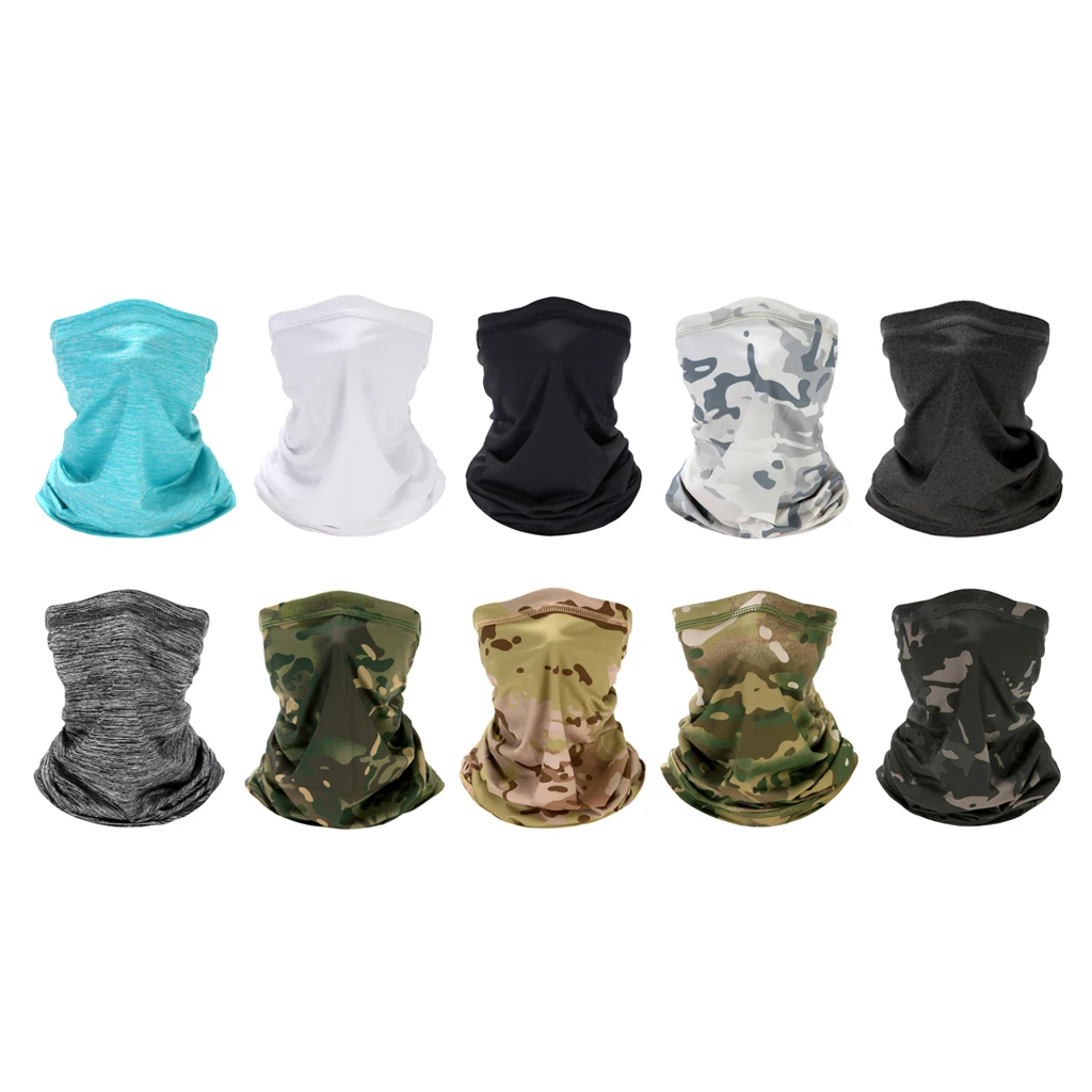 

Silky Cycling Face Cover Outdoor Balaclava Scarf Biking Neck Gaiter Headband