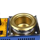 Паяльный горшок, титановая пластина 100 Вт 38 мм 150 Вт 50 мм 250 Вт 80 мм пластина 300 Вт 300 мм пластина 220 В 200-580C, 1 шт.