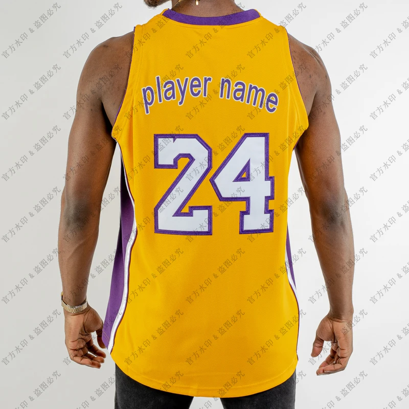 

Mens New American Basketball Clothes #8 #24 Bryant European Size Ball Pants T Shirts Cool Tops Loose Clothing 2XL