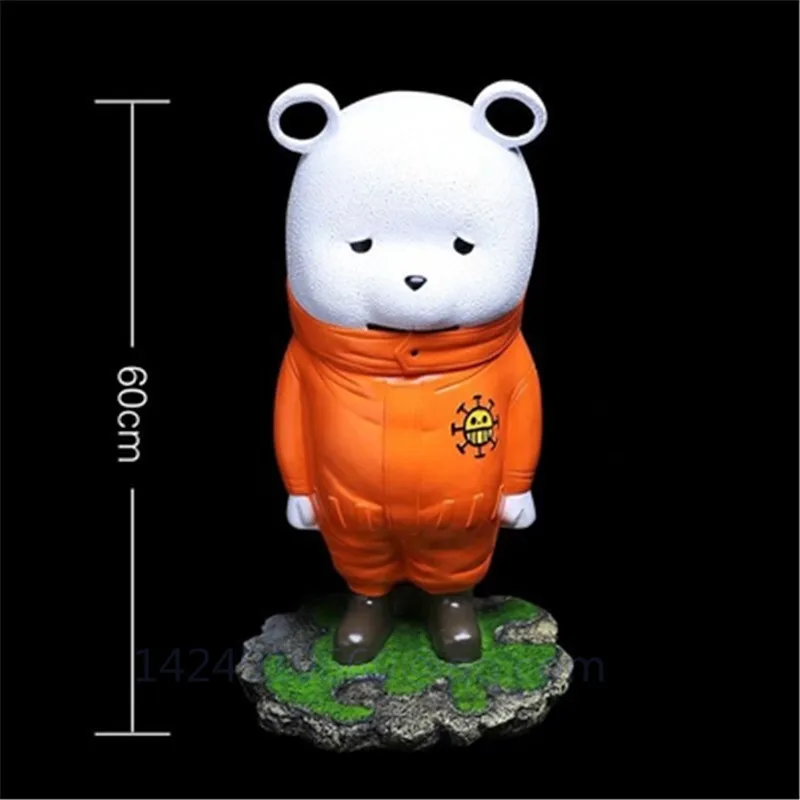 

62CM Anime ONE PIECE Cute Bepo Mink Family Christmas Resin Action Figure Collectible Model Large Statue Toy Free Shipping R407