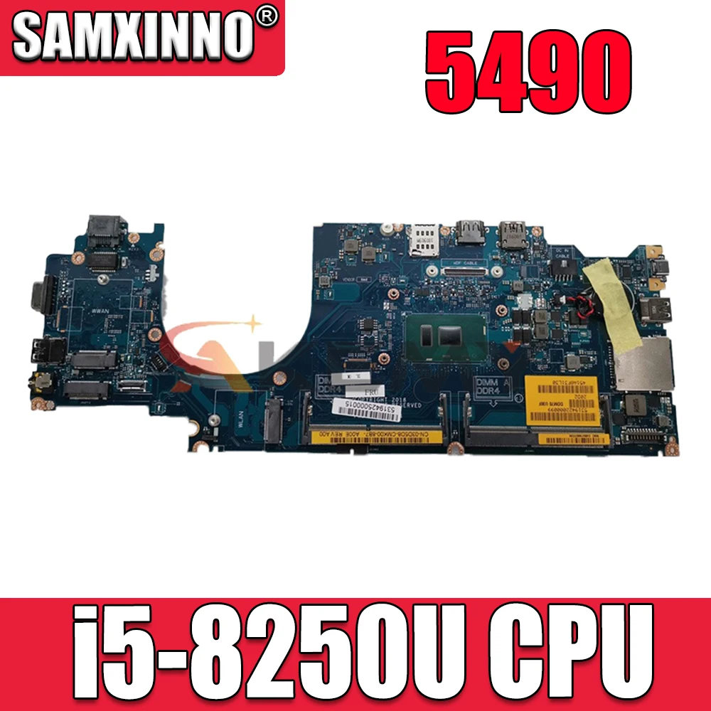 

Материнская плата для ноутбука DELL 5490, системная плата SR3LB, фотопроцессор с Φ 0869T9 869T9, фотосессия 100%, хорошо работает
