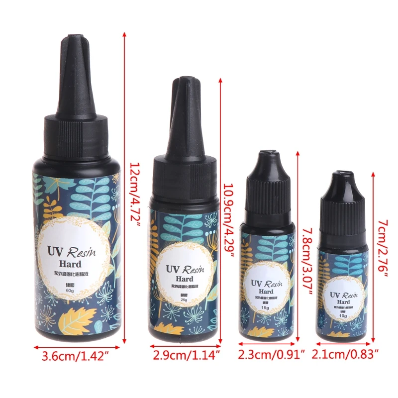 60 г УФ эпоксидная смола Сделай Сам Изготовление ювелирных изделий прозрачный