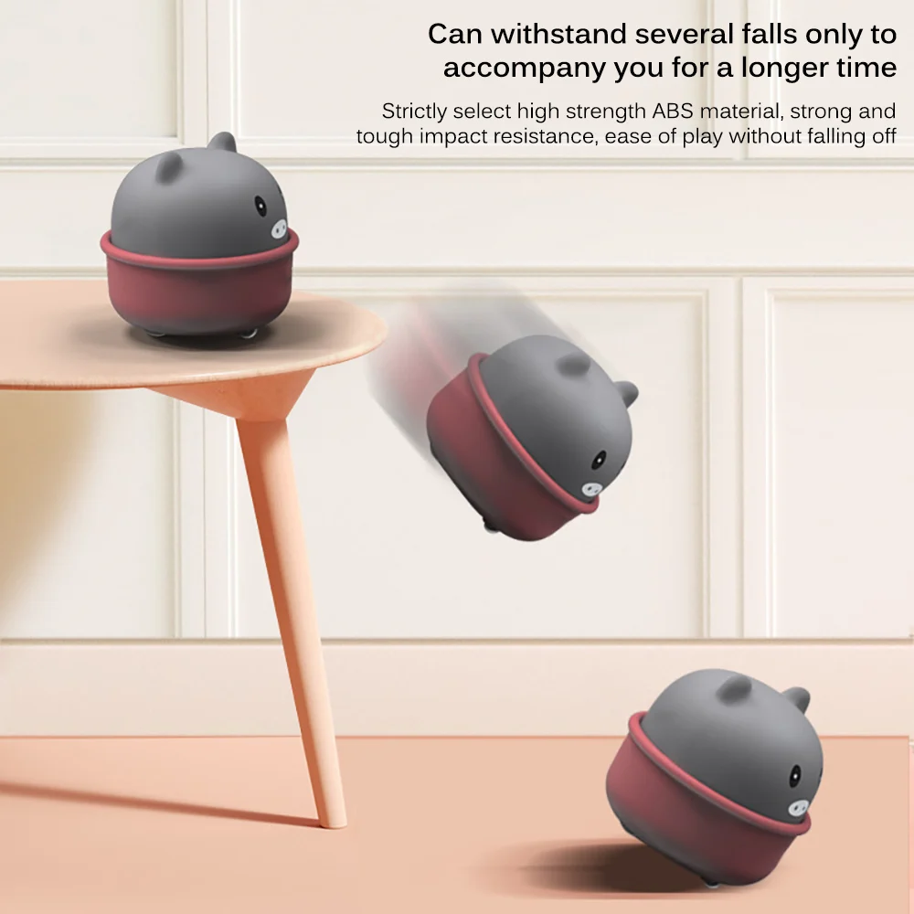 

Educational Wind Up Vehicles Inertial Car Model Toy Cartoon Bear Pull Back Stunt Cars Child Pressing Inertial Sliding Cup Shape