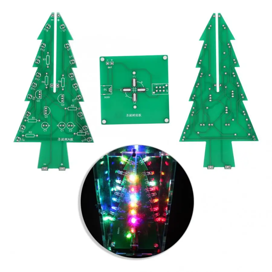 Яркий модуль сделай сам светодиодная лампа на рождественскую елку комплект