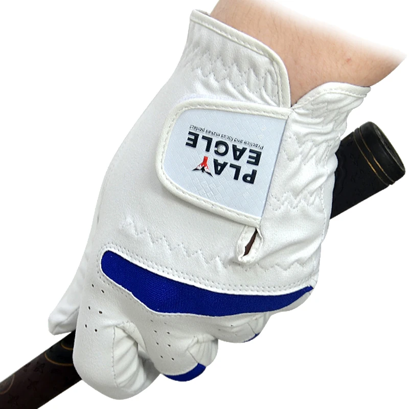 Плетеная 1 шт. Для мужчин левой и правой руки перчатки для гольфа из Микрофибры