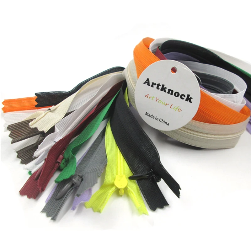 Невидимая нейлоновая молния в виде катушки для шитья одежды DIY аксессуары