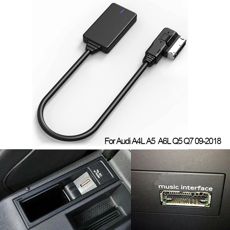 YANDZ Bluetooth MMI 3G интерфейс приемник кабель адаптер для Passat Tigua Audi A6L A8L Q7 A4L A3 A4 A6 A5 A1 S5 Q5