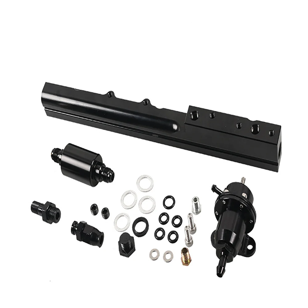 RESO- Fuel Pressure Regulator Gauge Rail Kit Fits For Honda Civic B16 B18 B20 B-Series | Автомобили и мотоциклы