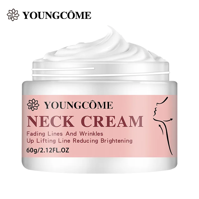 

YOUNGCOME Neck Cream Firming Lifting Reduce Neck Wrinkles Moisturizing Firming Skin Becomes Younger Whitening Cream 60g