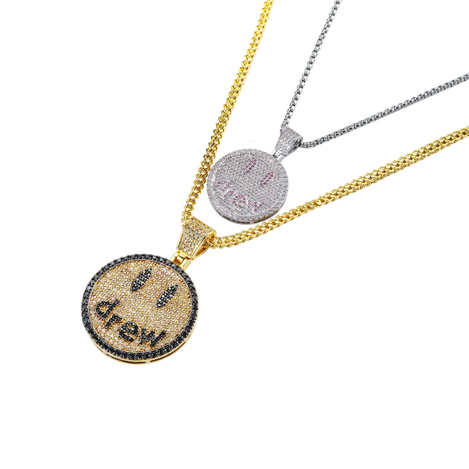 Цепочка с кулоном в стиле хип хоп позолоченная цепочка 18 К надписью Холодное