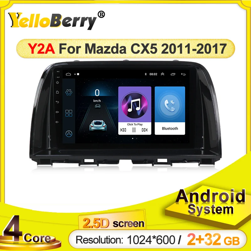 YellowBerry HD 1024x600 автомобильный Радио мультимедийный видео плеер навигация GPS для Mazda