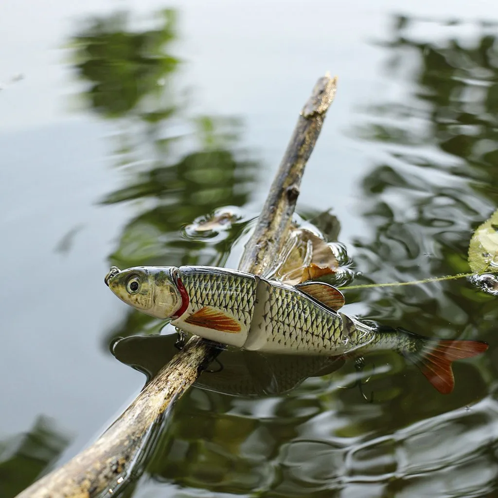 

Fishing Lure 15.5CM Stainless Steel Simulation Fishing Tackle Lures Fishing Accessories Fishing Lure With Hook 5 Colors