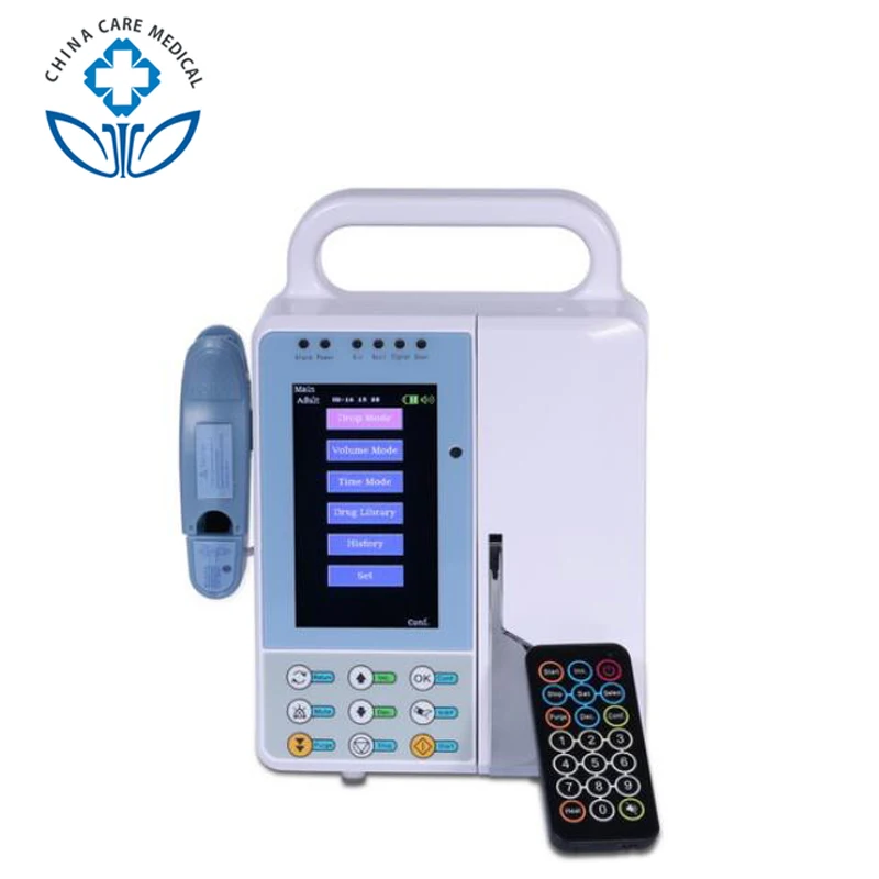 

Инфузионный насос с цветным ЖК-дисплеем 4,3 дюйма и пультом дистанционного управления