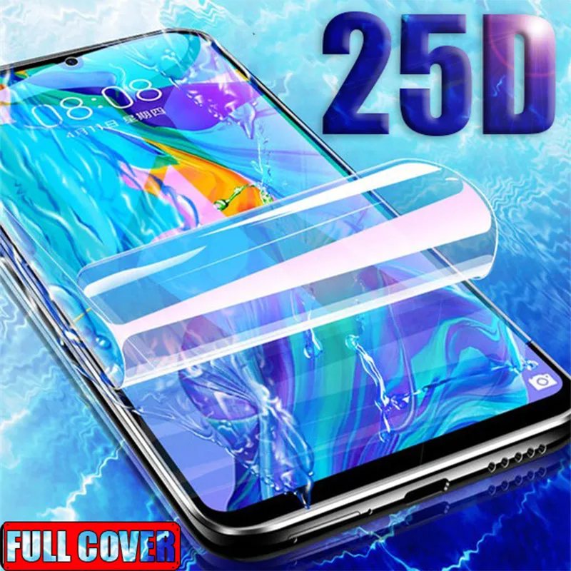 25D Защитная пленка для экрана huawei P20 P30 Pro Lite Гидрогелевая P Smart 2019 2018 Z Nova 3 3i 3e не