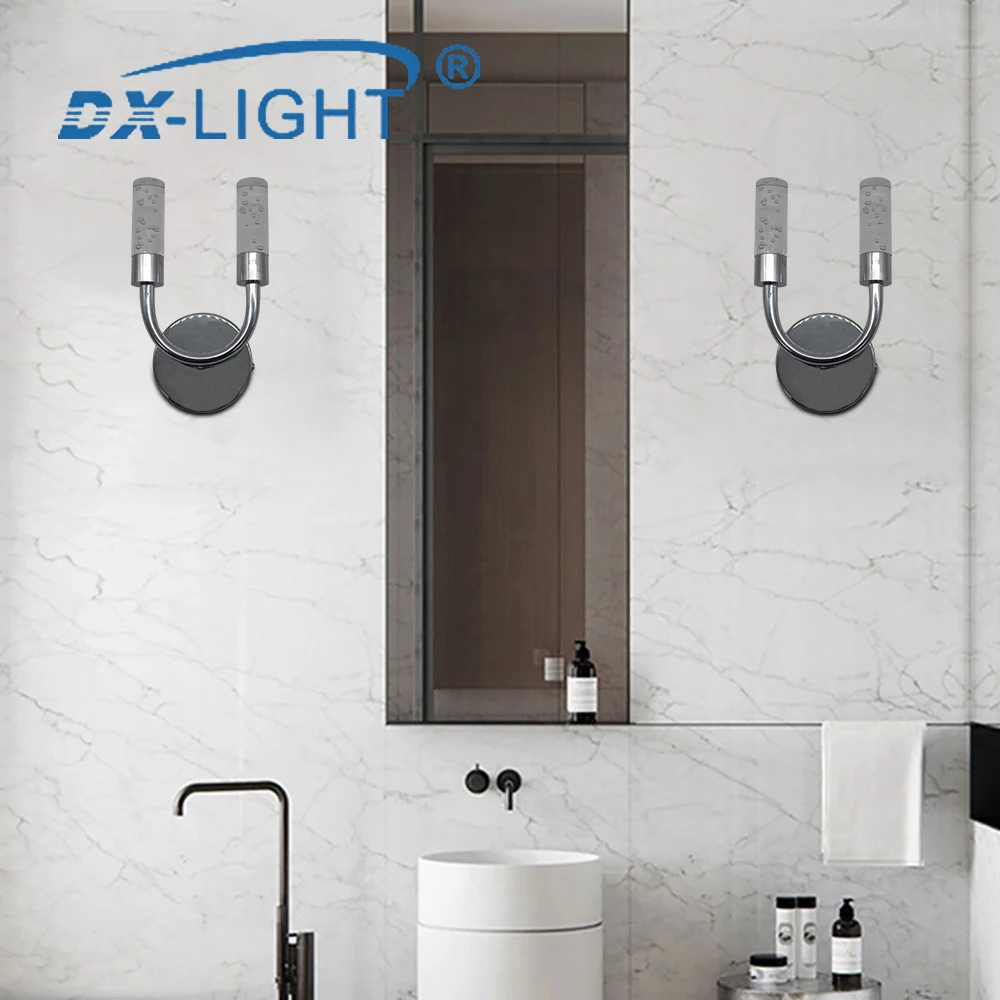 Акриловый креативный современный светодиодный настенный светильник лампа для