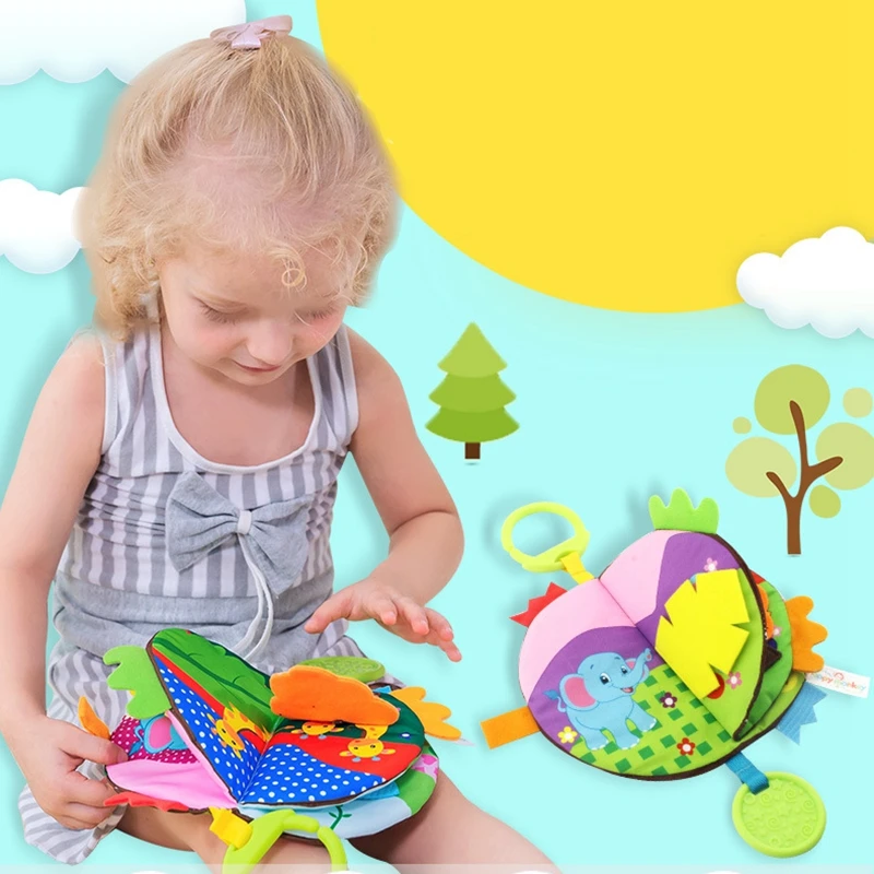 

Baby Educational Toys Cloth Book Rustling Coloring Early Learning Toys For Children Toddler Toys 0 12 24 Months Hanging Baby Toy