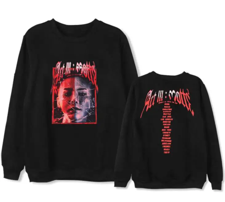 Новое поступление толстовка с круглым вырезом и принтом bigbang g-dragon унисекс модный