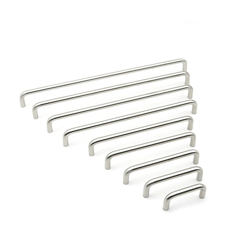 304 Нержавеющая сталь дверные ручки и 2 &quot~ 24'' Кухня дверная ручка для шкафа