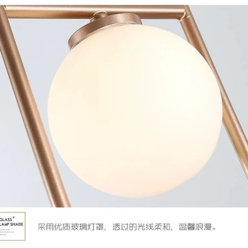 Подвесная люстра из матового стекла 50 см 3 светсветильник льника | Лампы и