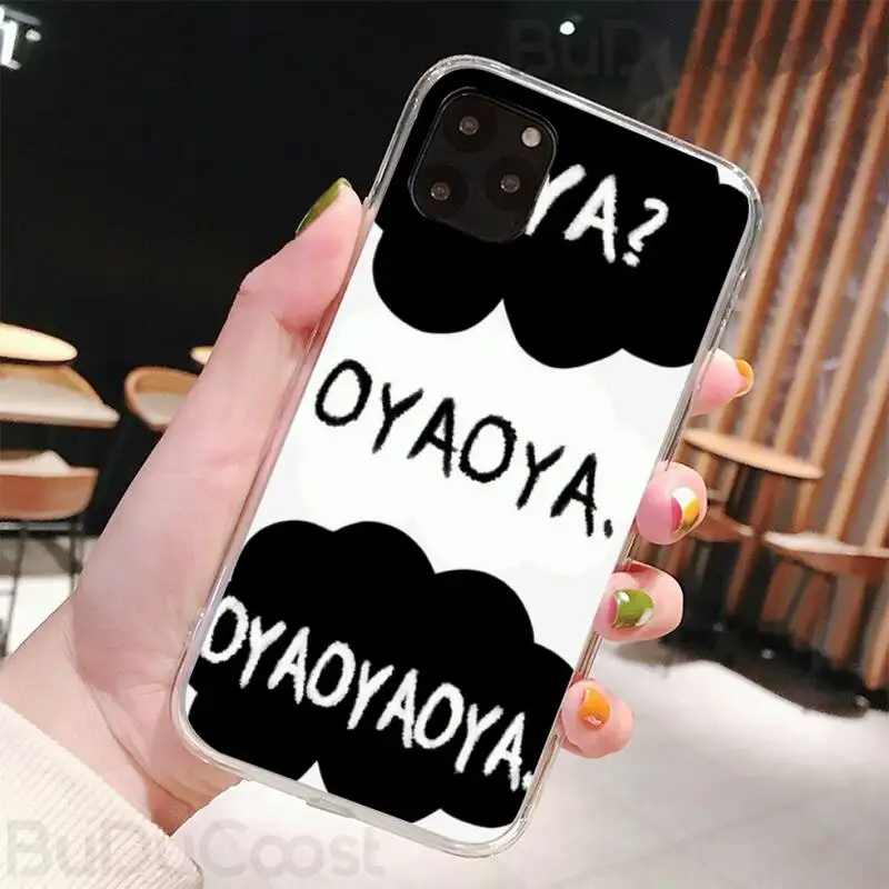 oya oya oya haikyuu phone case for iphone 8 7 6 6s plus x 5s se 2020 xr 11 pro xs max 12 12mini free global shipping