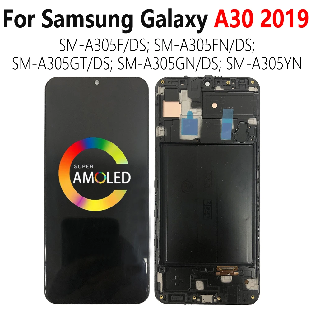 Kup Super AMOLED Samsung Galaxy A30 LCD Z Ramką Do Samsung Galaxy A30 A305 Wyświetlacz SM-A305F/DS SM-A305FN/DS SM-A305GN/DS SM-A305YN/DS Ekran Dotykowy Wyświetlacz Digitizer Zgromadzenie Ceny Super AMOLED Samsung Galaxy A30 LCD Z Ramką Do Samsung Galaxy A30 A305 Wyświetlacz SM-A305F/DS SM-A305FN/DS SM-A305GN/DS SM-A305YN/DS Ekran Dotykowy Wyświetlacz Digitizer Zgromadzenie