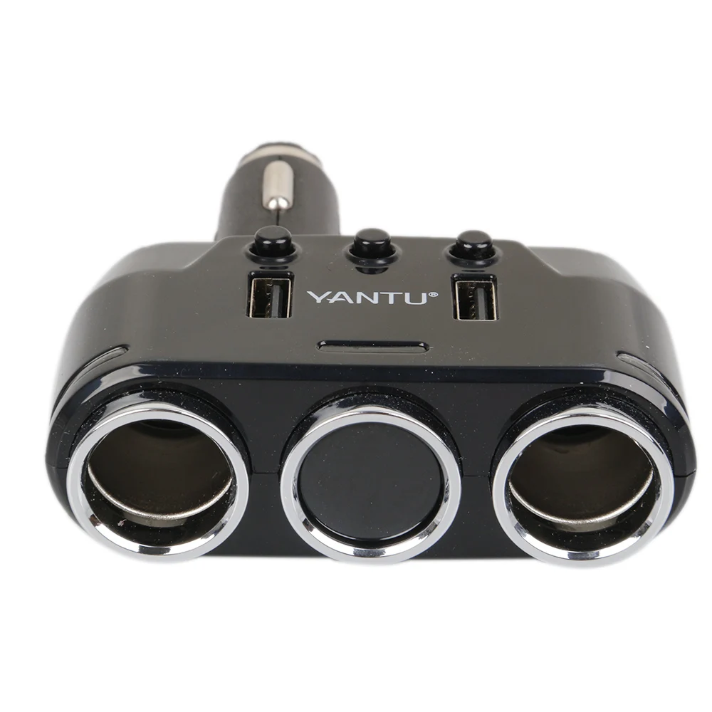 12 V-24 V розетка для автомобильного прикуривателя сплиттер светодиодный USB Зарядное устройство адаптер 3.1A 100W обнаружения для телефона MP3 DVR аксессуары