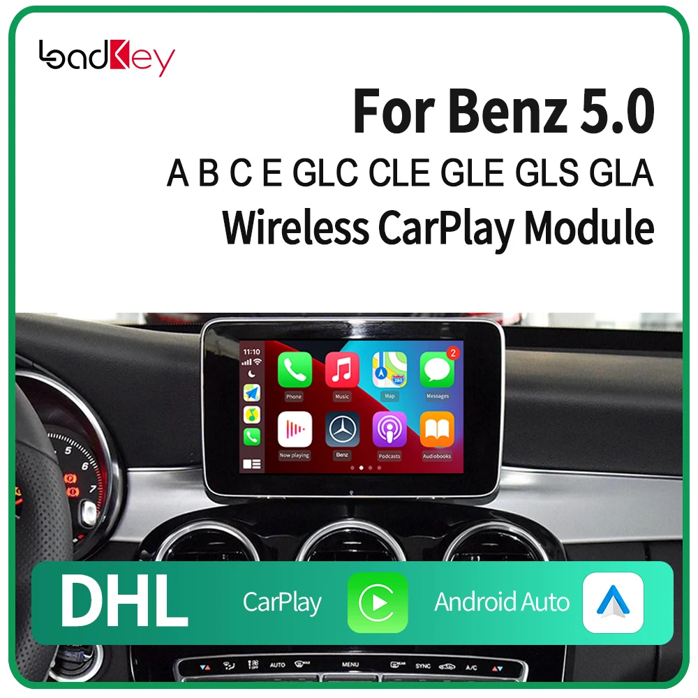 

Беспроводной декодер для автомобиля, Android, для Mercedes BENZ A B C E S Class NGT 5,0