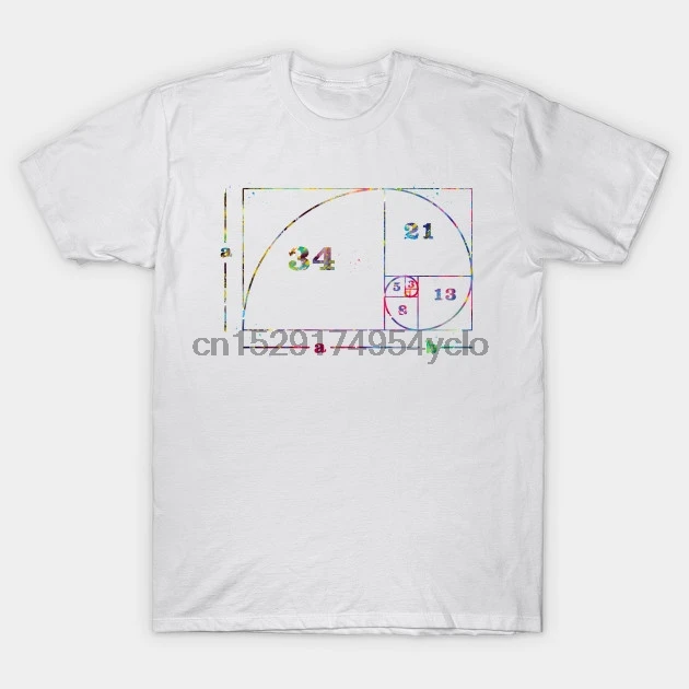 Мужская футболка спираль Фибоначчи Футболка женская футболка|Мужские футболки| |