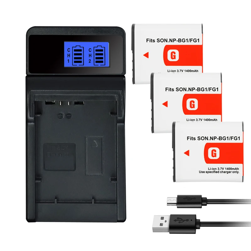 Аккумулятор NPBG1/NPFG1 для Sony Cyber-Shot аккумулятор батарея H3 H7 H9 H10 H20 h | Электроника