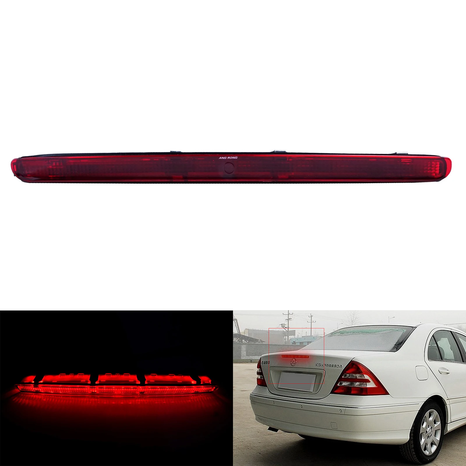 

For Mercedes Benz W203 2001-2007 Red LED Third High Level Brake Stop Light Lamp