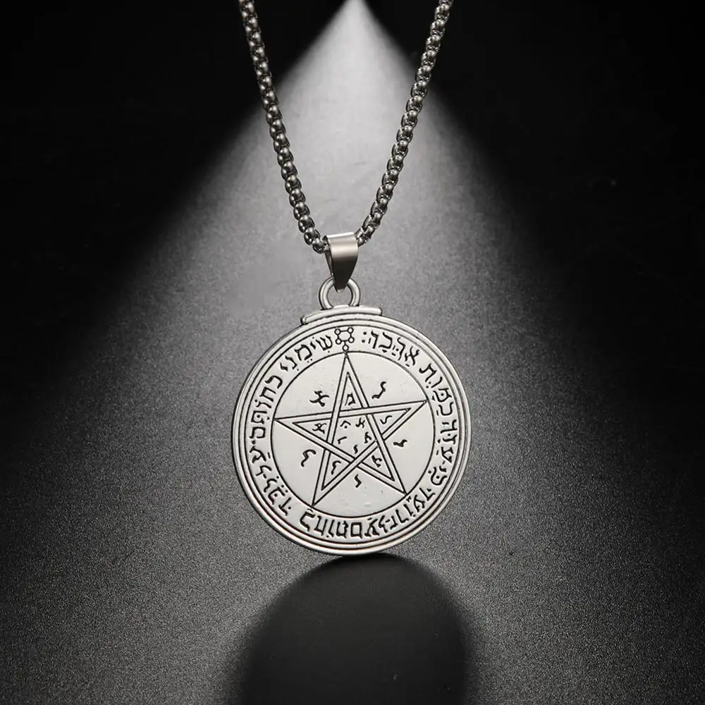 Teamer Винтажная пентаграмма Давид Звезда религиозный талисман Соломоновы