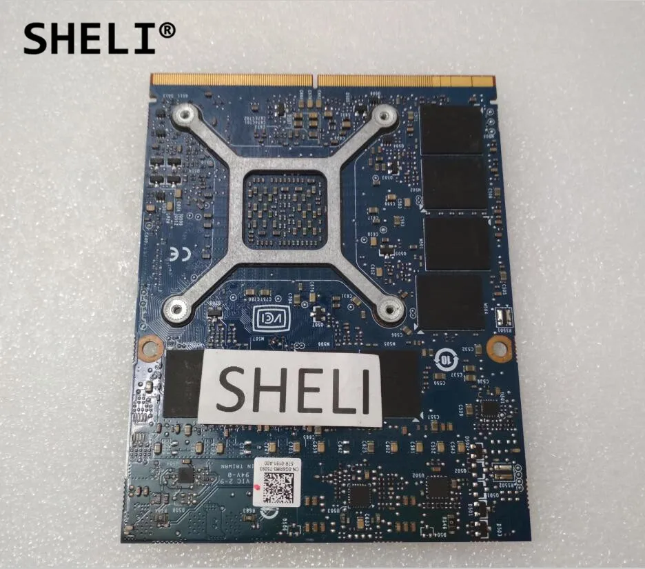 Видеокарта SHELI GTX980M GTX 980M графическая видеокарта GPU с объемом памяти 8 Гб GDDR5 для