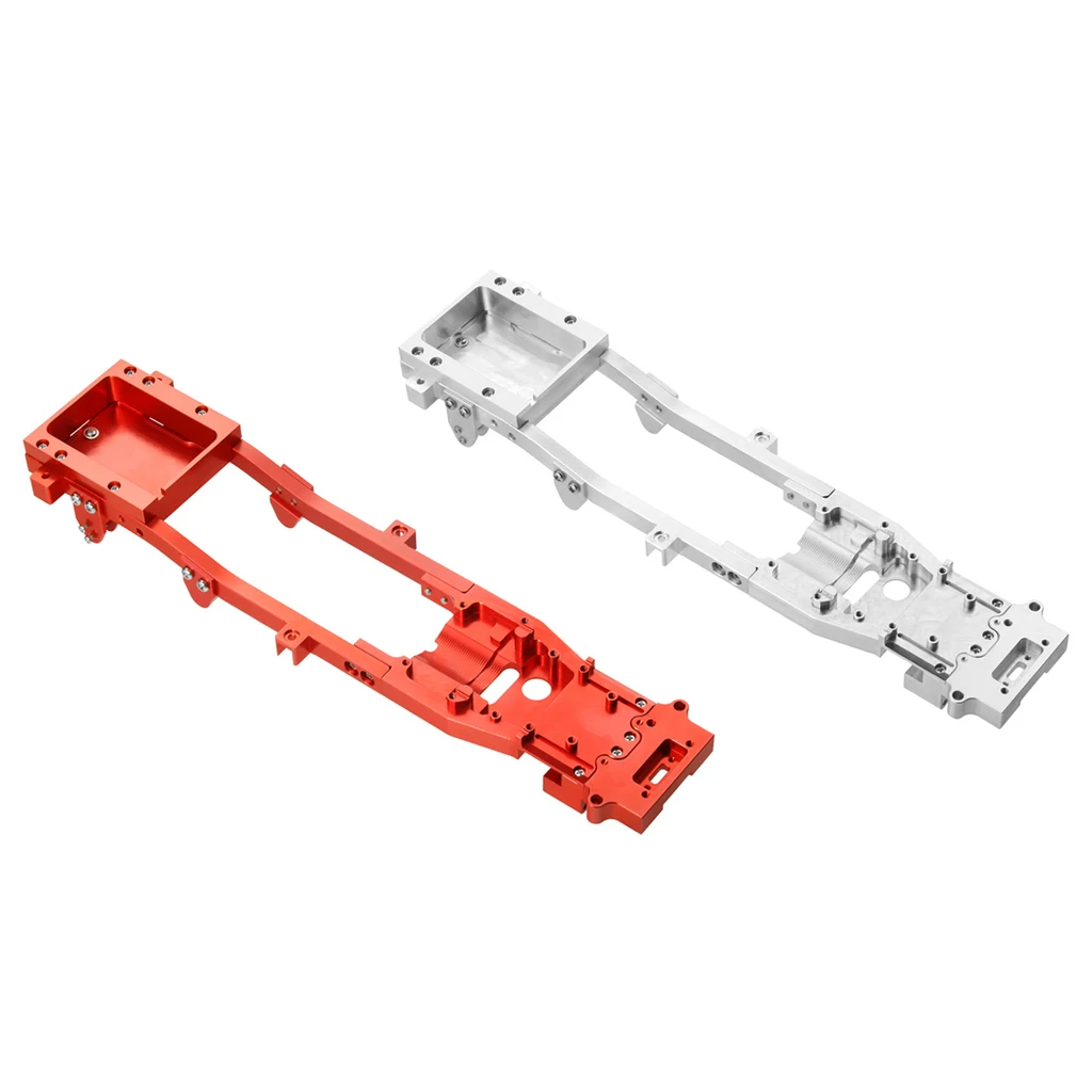 

CNC Aluminum Chassis All Metal Chassis Replacement Upgrade Parts for WPL D12 1/10 RC Truck Parts