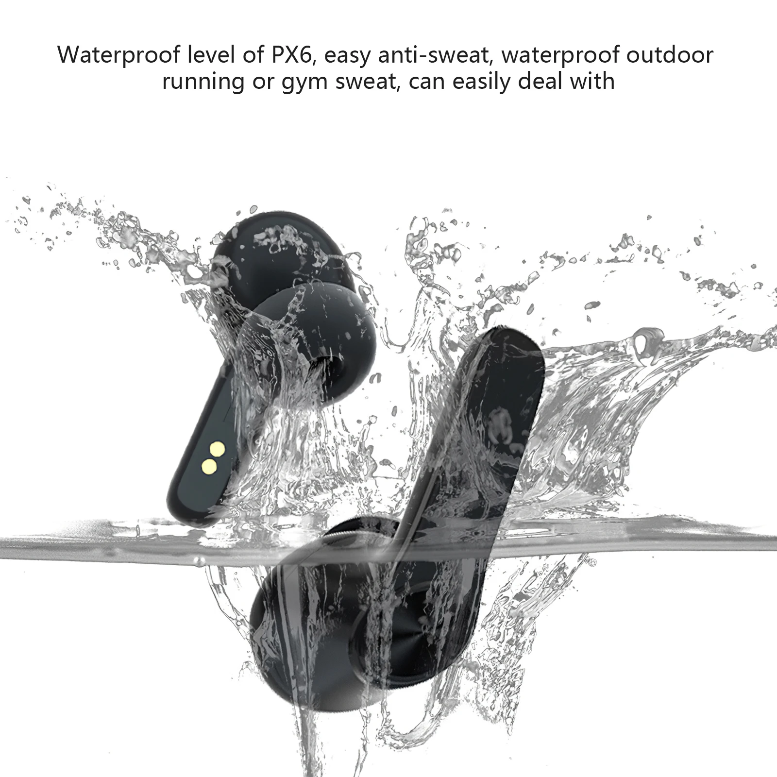 

3D Stereo TWS Wireless Earphone Bluetooth 5.0 Intelligent Touch Control Wireless TWS Earphones 3D Stereo Sport Headset ABS