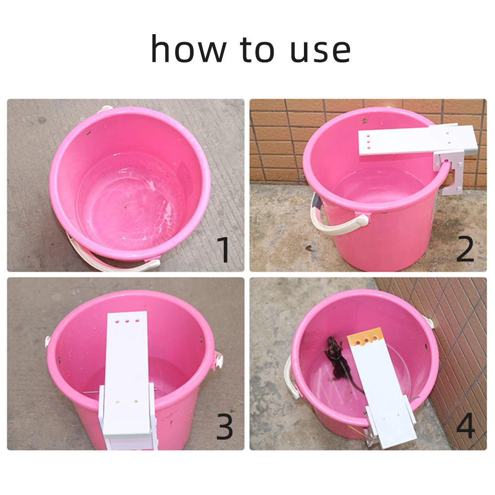 Walk The Plank Mouse Trap Rodent Bucket Auto Reset Humane Mice Catcher | Дом и сад
