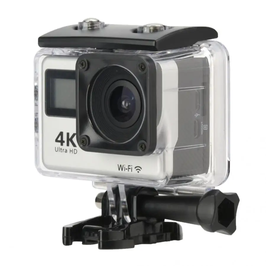 Уличная 30 м водонепроницаемая Спортивная камера 4K 30fps двойной экран wifi широкоугольная экшн Спортивная камера комплект для катания на лыжах, плавания, верховой езды