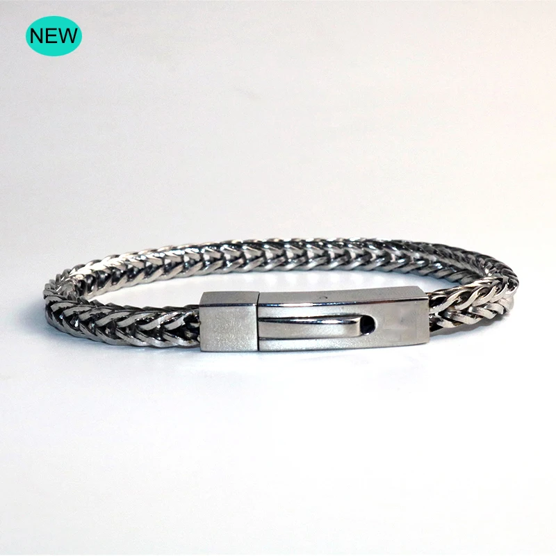 Гламурный Круглый браслет-цепочка для мужчин Pulseira ювелирные изделия подарок браслет серебряный Модный панк пара Будда браслет женский BB106