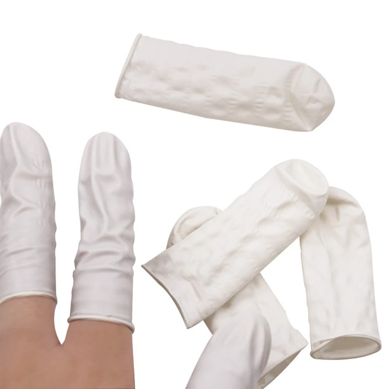 

800 Pcs Anti-Static Disposable Beauty Finger Cots Durable Latex Finger Cover