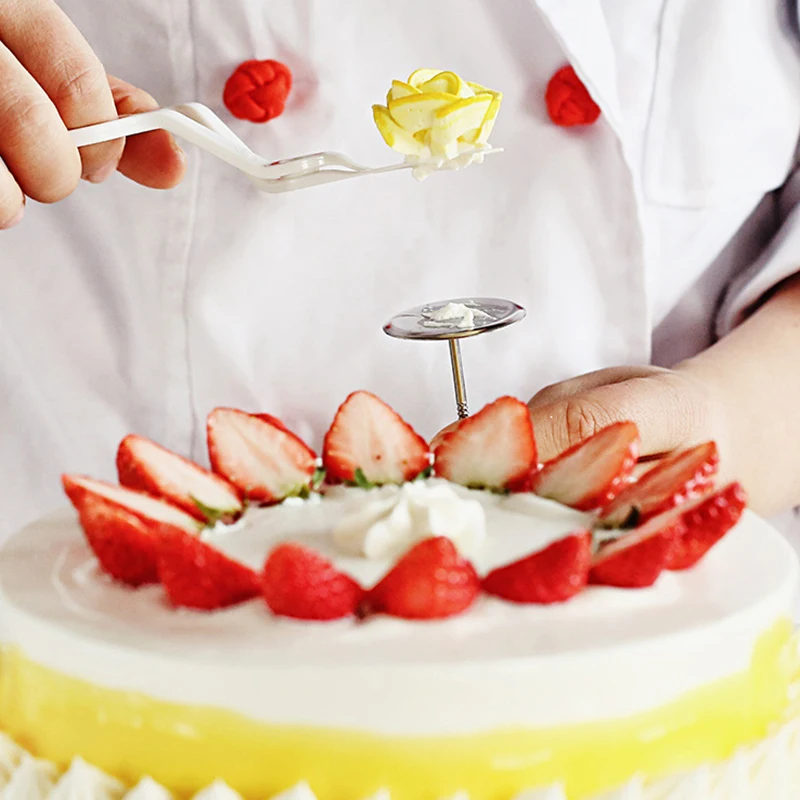 Декор для торта из нержавеющей стали подъемник цветов пластиковые ножницы