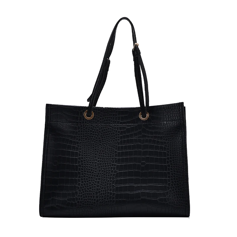 

Large PU Leather Shoulder Bags for Women 2020 Winter Hand Bag Women's Branded Trending Black Travel High Capacity Handbags