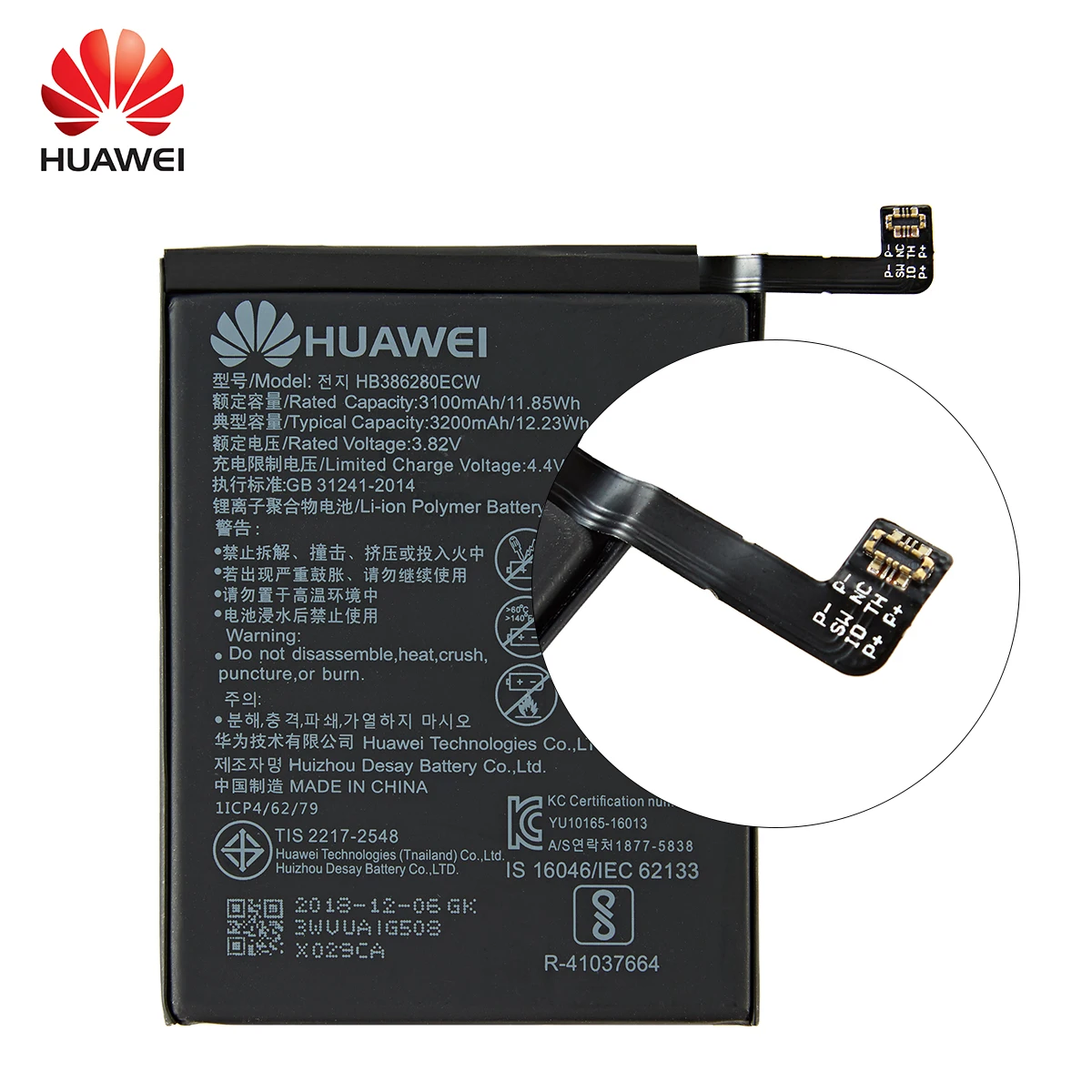 Bater&iacute;a original HB386280ECW, 100% mAh, para tel&eacute;fono m&oacute;vil Huawei P10, Honor 9, STF-L09, STF-AL10, 3300-2