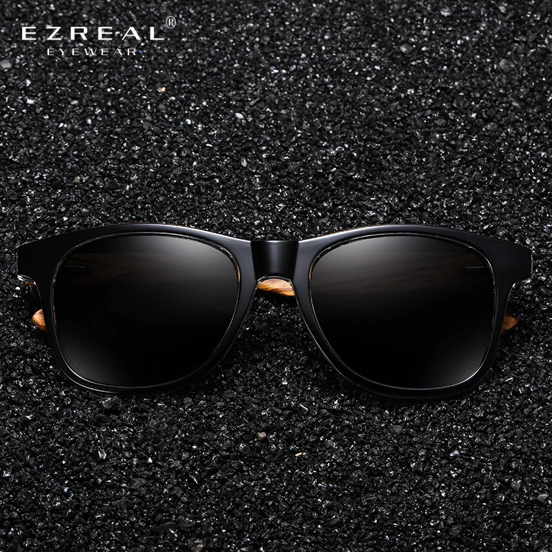 EZREAL Простые Модные мужские солнцезащитные очки поляризационные с зеброй
