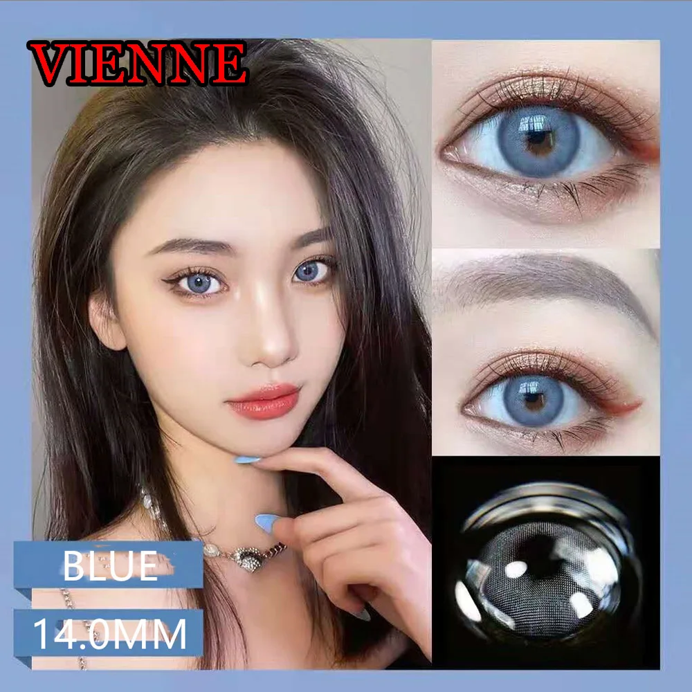 

Color Contacts Lenses Women Men Natural Eye Cosmetic Soft Glasses Vienne