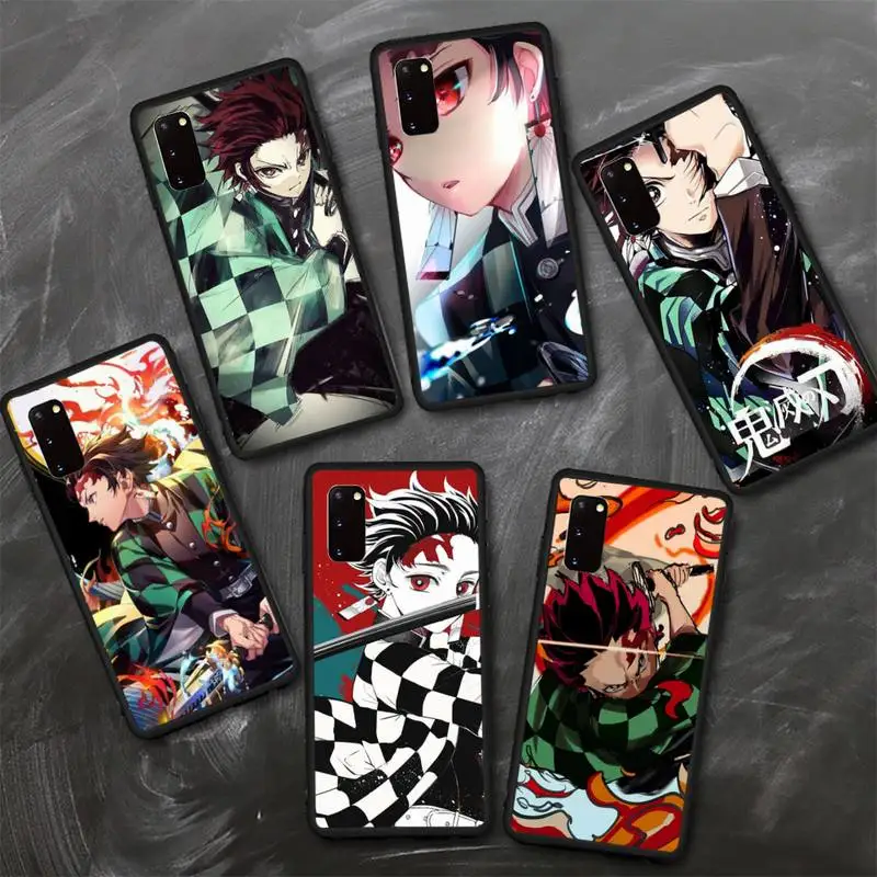 

Anime Kimetsu No Yaiba Phone Case for Xiaomi mi11 mi10 mi9 mi8 miF1 note2 note3 note10 pro max plus 10t lite Fundas cover