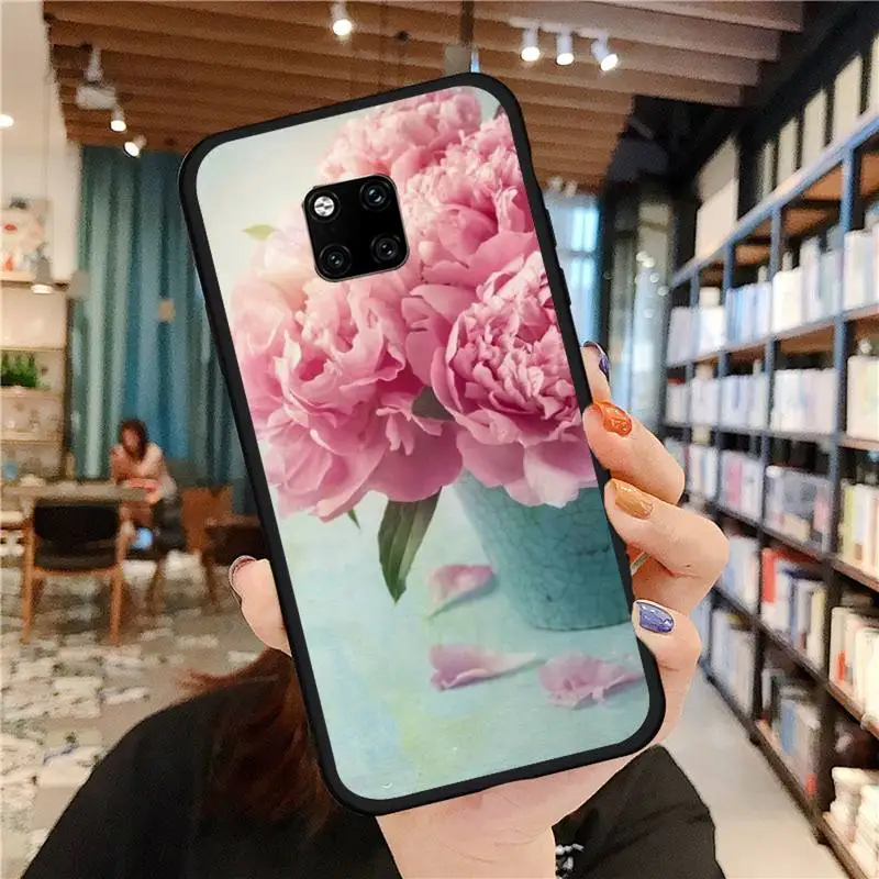 

flower rose pink Phone Case For Huawei Mate 9 10 20 Pro lite 20x nova 3e P10 plus P20 Pro Honor10 lite